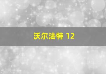 沃尔法特 12